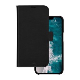 Funda para móvil dbramante1928 Stockholm Folio plástico reciclado negro magnética para iPhone 14 Plus