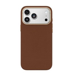 Funda para móvil OtterBox Symmetry Cactus Leather Cover case piel marrón para iPhone 17 Pro Max
