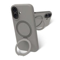 Funda para móvil dbramante1928 Roskilde MS Kick ICON Gris con soporte para iPhone 17
