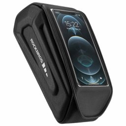 Bolsa Para Bicicleta Rockbros Con Cuadro Impermeable Y Funda Para Teléfono - Negro