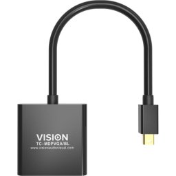 Adaptador de cable Vision TC-MDPVGA/BL Mini DisplayPort a VGA