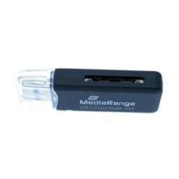 Lector de tarjetas MediaRange MRCS507 USB 3.2 Gen 1 Negro