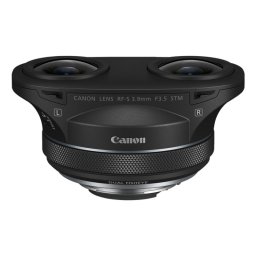 Objetivo Canon RF-S 3.9mm F3.5 STM Dual Fisheye 11/8 Negro para MILC