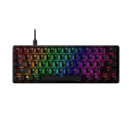 Teclado HyperX Alloy Origins 60 mecánico compacto con switches HyperX Red y RGB ES