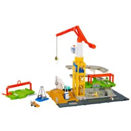 Coche de juguete Mattel Matchbox Action Drivers HPD63 Zona Construcción Sonido y Luces
