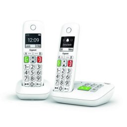 Teléfono inalámbrico Gigaset E290A Duo manos libres pantalla 2" blanco