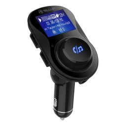 Transmisor FM Tellur FMT-B3 Bluetooth USB manos libres pantalla 1,4