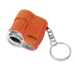 Microscopio Digital Carson MICROMINI 20X 20x LED Batería Naranja Plata