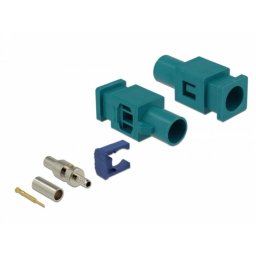 Conector coaxial Delock 89765 FAKRA Z macho chapado en oro