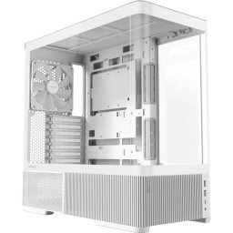 Caja PC Antec C6 Curve Air Torre Media ATX Vidrio Templado Blanca