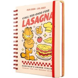 Agenda Escolar Garfield 2026/2027 Semana Vista A5 12 Meses