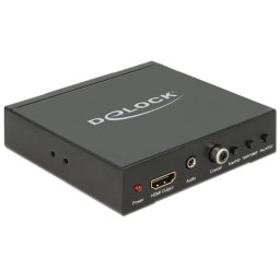 Convertidor de vídeo DeLOCK 62783 SCART a HDMI 1080p Negro Metal