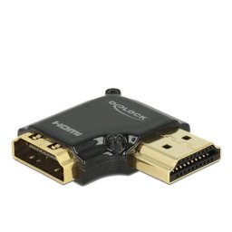 Adaptador DeLOCK HDMI-A/HDMI-A 90° F/M Negro