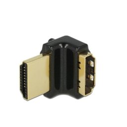 Adaptador DeLOCK HDMI-A/HDMI-A F/M 90° Negro
