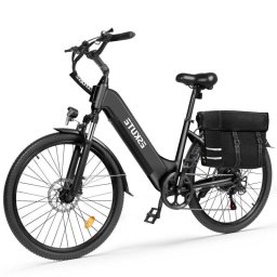Bicicleta Eléctrica Eskute C202 250W 48V 17.5Ah 26" Negro
