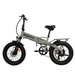 Bicicleta Eléctrica Univercycle B1 20" Motor 350W Batería 48V 13Ah Gris