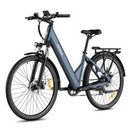 Bicicleta Eléctrica Fafrees F28 Pro Motor 250W Batería 36V 15Ah Azul Mate