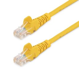 Cable de red StarTech Cat5e 3m amarillo RJ45 sin enganche