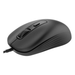 Ratón iggual OFFICE-ESSENTIAL-4D USB 2400 DPI Negro Ambidextro 4 Botones