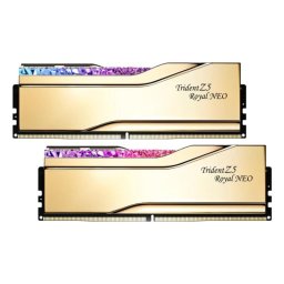 Memoria RAM G.Skill Trident Z5 Royal Neo 32GB 2x16GB DDR5 8000MHz CL38 AMD EXPO RGB dorado