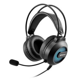 Auriculares Sharkoon SGH20 con cable USB 2.0 para gaming con iluminación negra
