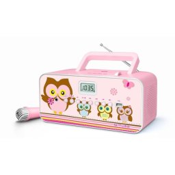 Sistema estéreo portátil Muse M-29KP 1W RMS Radio FM/MW CD USB MP3