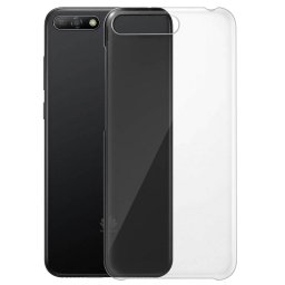 Huawei Funda Silicona Flexible Transparente para Huawei Y6 2018