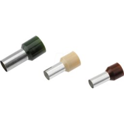 CIMCO 189016 - Aderendhülse isoliert 10,0 mm²/18 mm, braun, 500er Pack