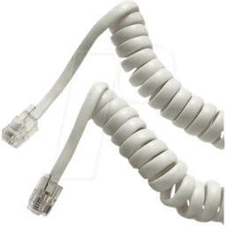 FREI HSK 4-4W 4M - Cable para teléfono, 4 m, blanco
