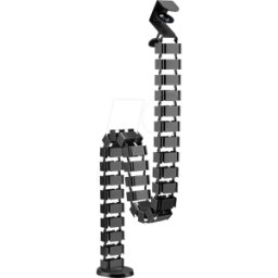 LOGILINK KAB0092 - Guía de cables de mesa de escritorio, flexible, 30 articu