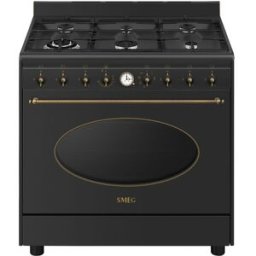SMEG Cocina compacta gas con 6 quemadores y 1 cavidad de horno eléctrico - CO90GMAN2.