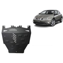 Scut Protection Cubre cárter metálico Honda Civic - hayon - 2005 2015