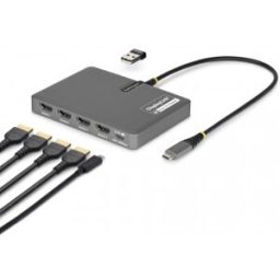 Startech.C Adaptador StarTech usb-c a 4x hdmi cabl 4k 60hz - pd 140w