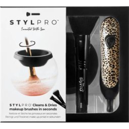 StylPro Set de regalo Limpiador y secador de brochas de maquillaje 1 un. Cheetah Device