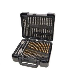Juego de brocas HBM 204 Piezas, Juego de brocas, Juego de coronas de sierra Deluxe