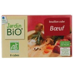 Jardin Bio Cubo de Caldo de Ternera 8 X 10 Gr