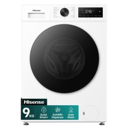 Lavadora Hisense WF1I9042BWP2 Carga Frontal 9 Kg 1400 rpm A Blanca Inverter y Vapor