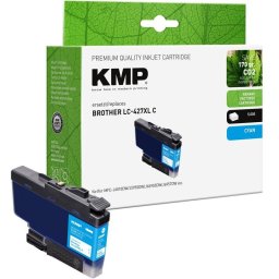 Cartucho de Tinta KMP Cian High Yield 50 ml Compatible Brother LC427XLC