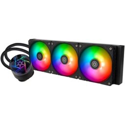 Refrigeración líquida SilverStone NovaPeak 360 ARGB 360mm 3 ventiladores RGB direccionable