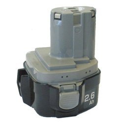 Batería Makita 193100-4 2,5 Ah 12 V NiMH Negro/Plata