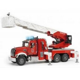 Vehículo de juguete BRUDER 02821 Escala 1:16 Rojo y Blanco