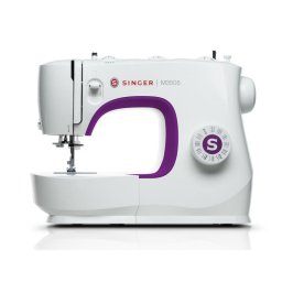 Máquina de coser Singer M3505 semiautomática blanca 32 programas de costura