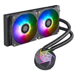 Refrigeración líquida SilverStone VIDA 240 SLIM 240mm 2 ventiladores RGB