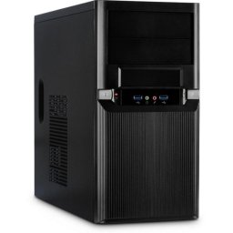 Caja PC Inter-Tech TM-515 Micro Torre Negro micro ATX Metal