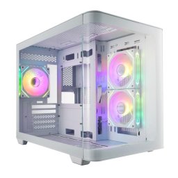 Caja PC FSP S380-WA Mini Tower mITX/mATX Blanco ARGB