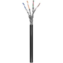 Cable de red Goobay CAT 6 S/FTP 100 m Negro