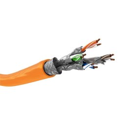 Cable de red Goobay Cat7a 50 m S/FTP Naranja