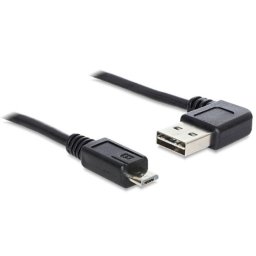 Cable USB 2.0 DeLOCK 3 m Macho a Micro-USB B Negro