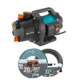 Bomba de Agua GARDENA 9011-47 600 W 3000 l/h 3,5 bar Negro/Verde