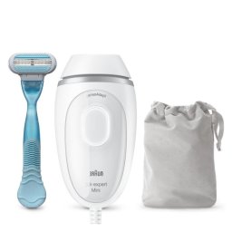 Depiladora Luz Pulsada IPL Braun Silk-expert Mini PL1124 3 Niveles Facial y Corporal Compacta